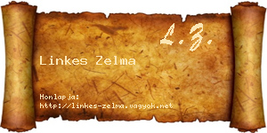 Linkes Zelma névjegykártya